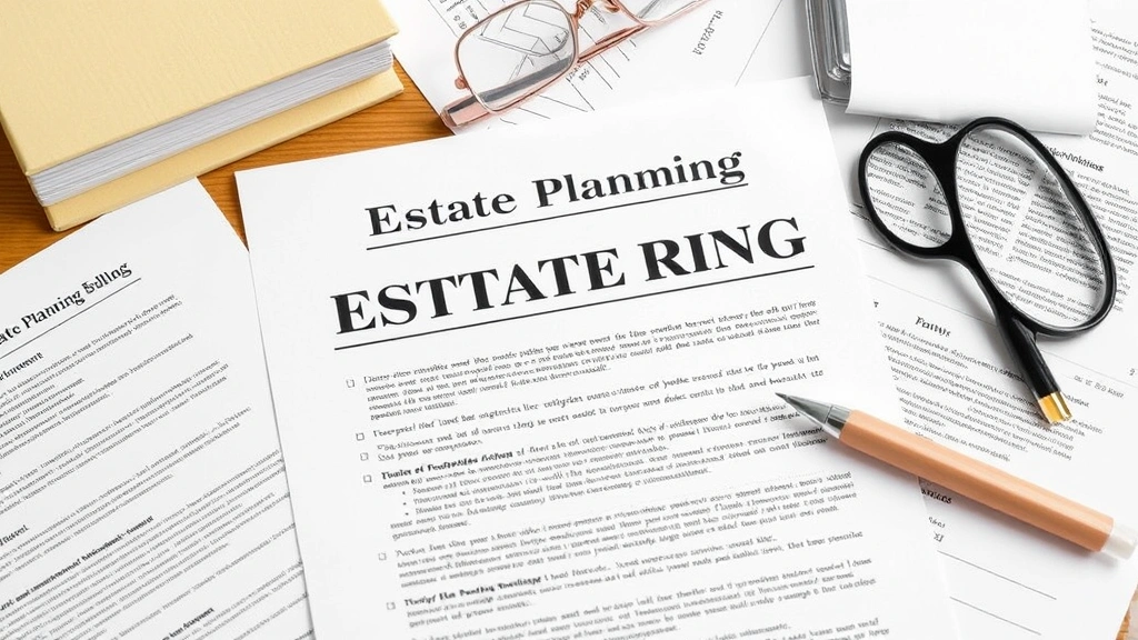 tax id number for an estate - 
surrounded by organized estate planning documents
