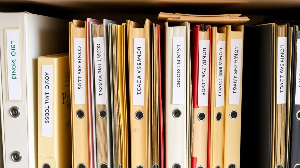 tax id number for an estate - 
Organized filing system with labeled folders for estate administration
