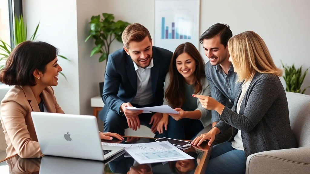 tax in spanish -
Diverse family meeting with female financial advisor in professional office, di