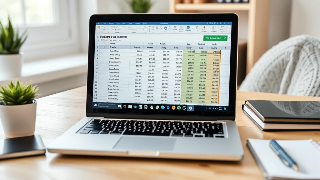 tax on myga withdrawal - 
Laptop screen showing financial planning spreadsheet with retirement income pro