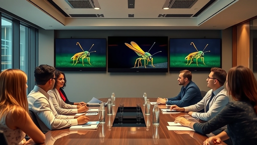 taxa cricket -
Modern office conference room with diverse professionals discussing investment