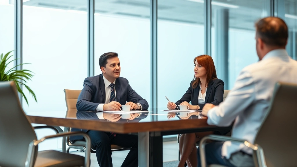 taxes on $500 000 settlement - 
Business professional in suit sitting at conference table with attorney discuss