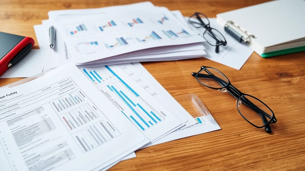 teresa giudice luis ruelas tax debt - 
Organized file folders and financial records spread across wooden desk with pen