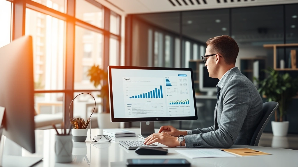 teresa giudice luis ruelas tax debt - 
Modern office interior with tax advisor at computer screen analyzing financial 