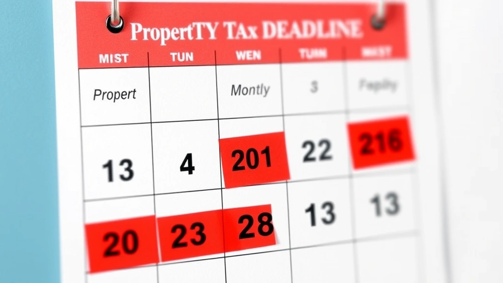 torrington tax collector - 
Calendar with property tax deadline dates marked in red with a checkmark
