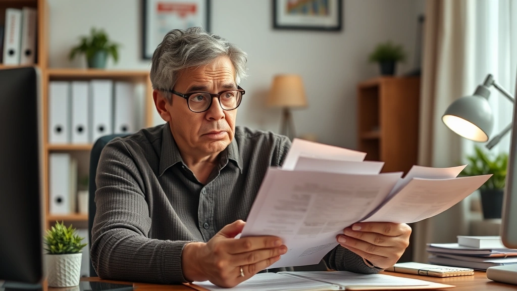 trump child support income tax tweet - 
Frustrated parent holding bills and tax documents, sitting at home office desk 