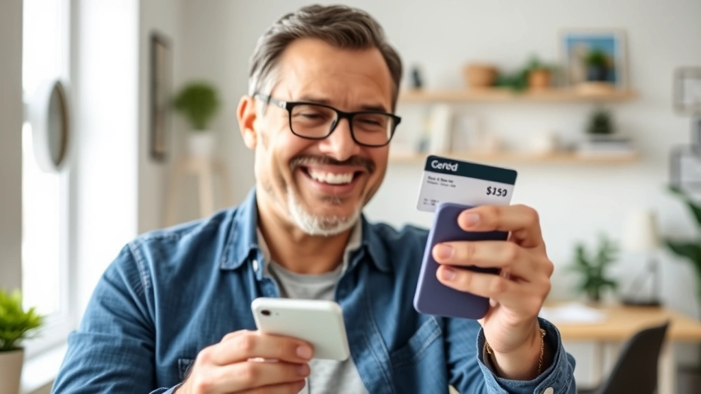 utah state tax refund status - 
Person checking phone for tax refund status notification, holding credit card, 