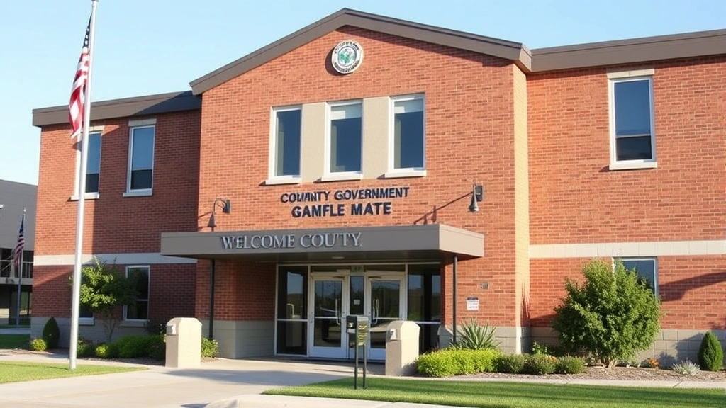 vance county tax office - 
Welcoming county government building exterior with clear signage and flagpole i