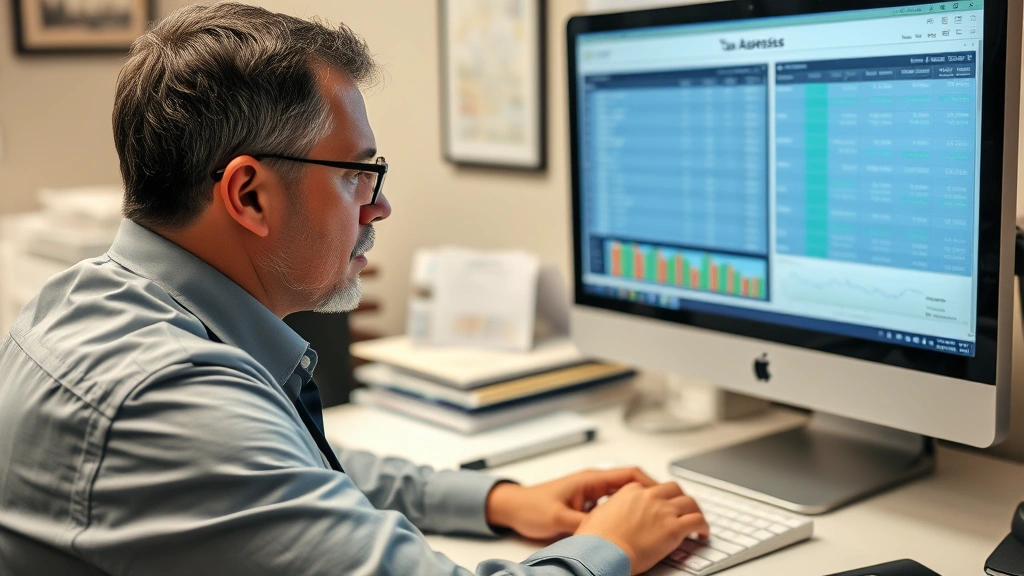 vance county tax office - 
Tax assessor reviewing property records and comparable sales data on computer s