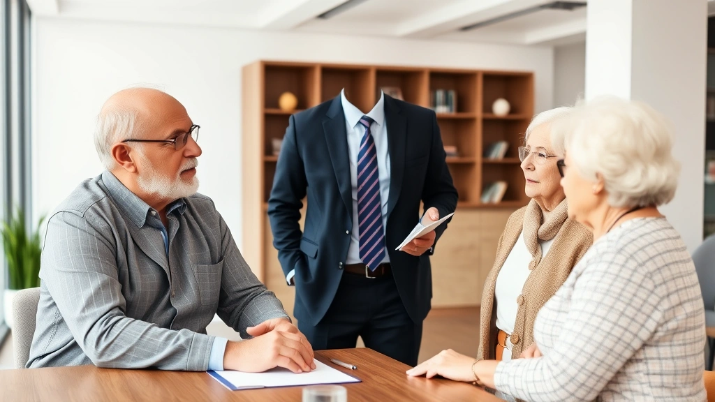 virginia estate inheritance tax - 
Male executor or financial advisor in business casual attire having a serious d