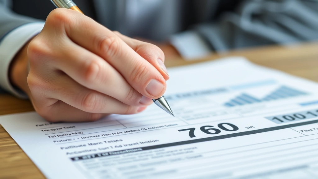 virginia income tax refund status - 
Close-up of hands holding a pen over tax return form (Form 760)
