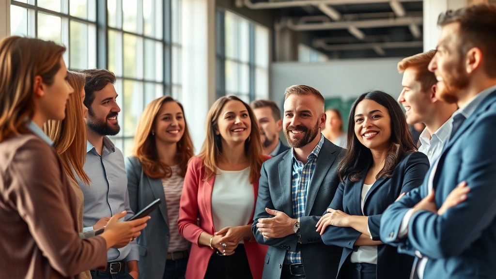 virginia state income tax refund - 
Diverse group of people in casual business attire having a positive conversatio