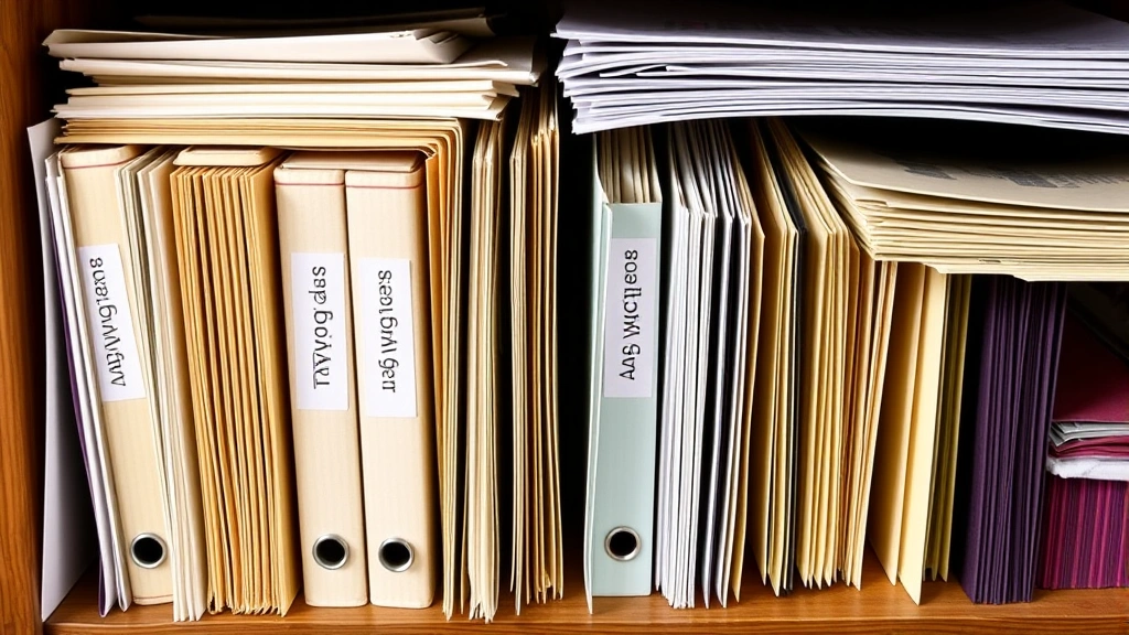 virginia state income tax refund - 
Organized filing system with tax folders and documents
