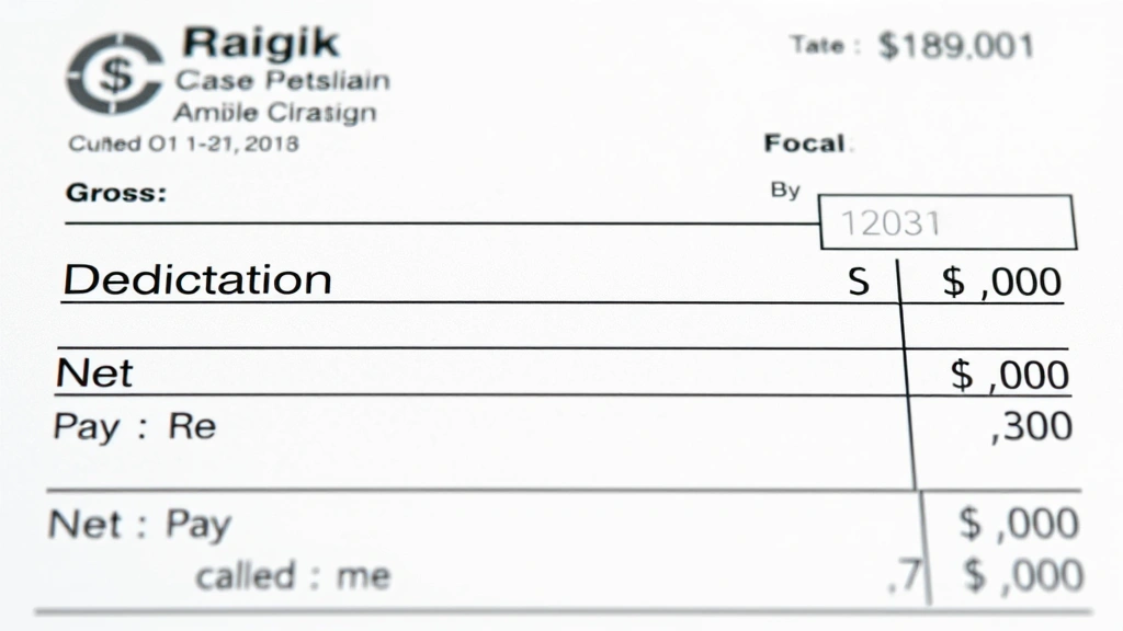 walmart cashier monthly salary after taxes - 
Close-up of a detailed paycheck stub showing gross pay, deductions, and net pay