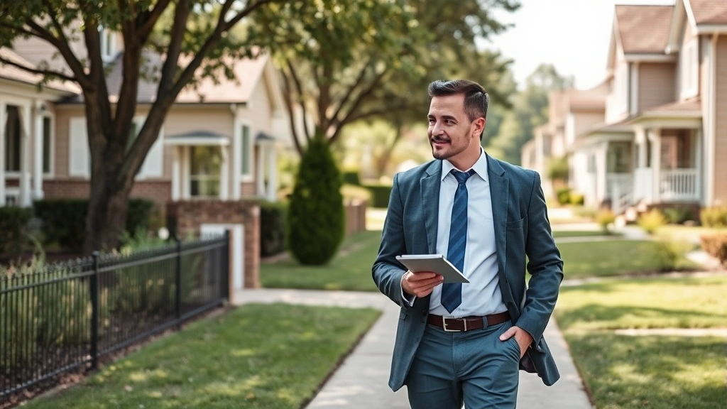 warwick tax assessor - 
Real estate professional walking through residential neighborhood, taking notes