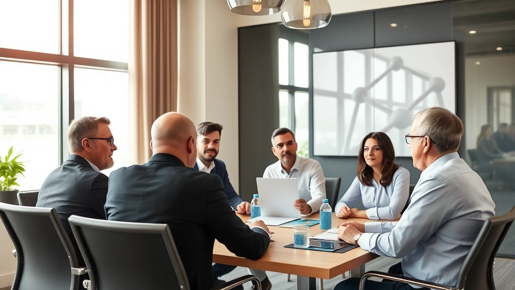 washington state b and o tax -
Diverse group of business owners in meeting discussing tax strategy with financ
