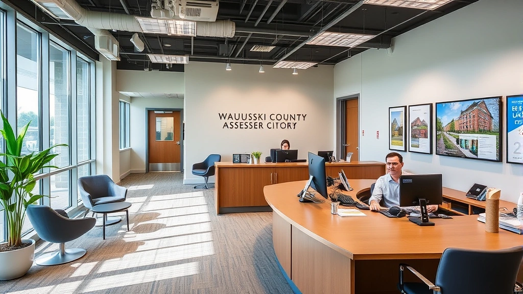 waukesha county property tax - 
Modern Waukesha County assessor’s office interior with contemporary furni