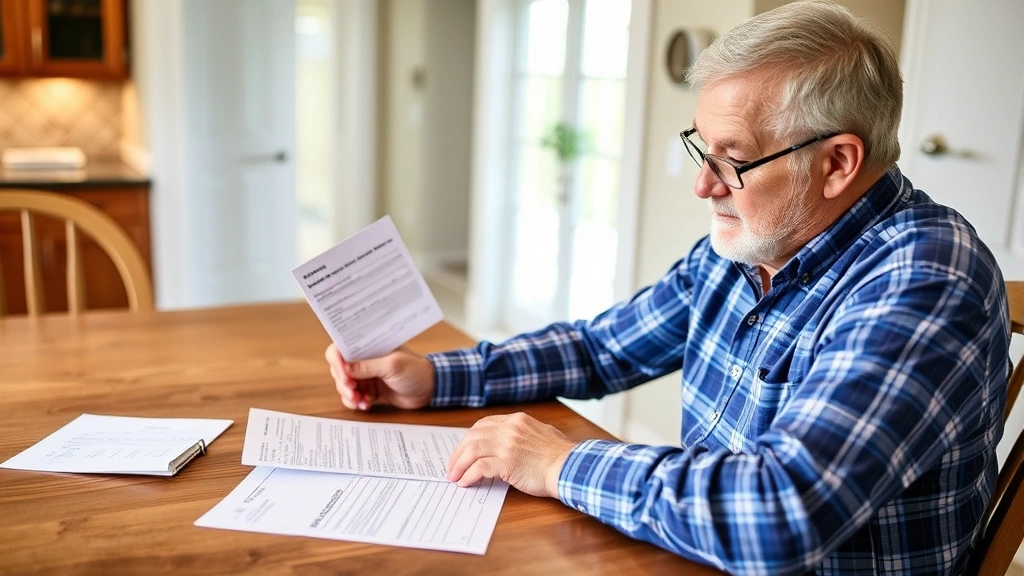 waukesha county property tax records - 
Homeowner studying property tax bill and assessment card at kitchen table
