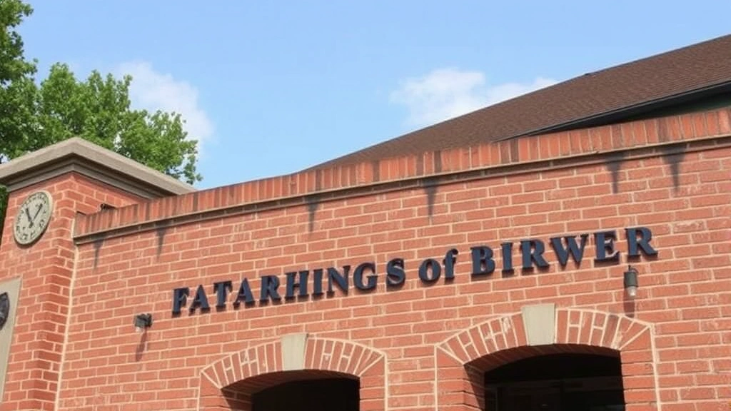 waukesha county property taxes - 
brick structure with official signage
