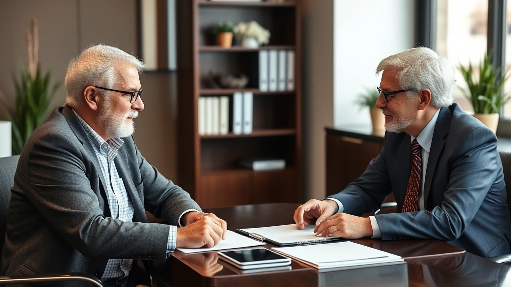 waukesha county property taxes - 
Senior couple meeting with tax professional in office
