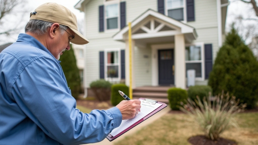 what are ad valorem taxes - 
County assessor conducting property inspection, measuring home exterior and not