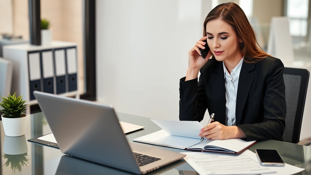 what happens if i miss the tax deadline - 
Professional woman on phone call in office, taking notes while reviewing tax pa