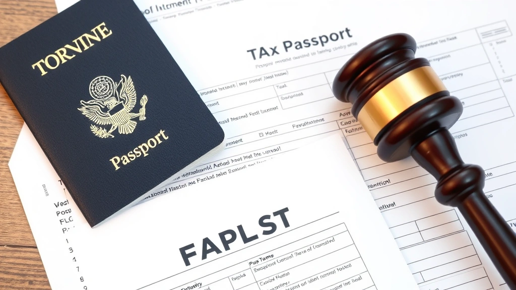 what happens if you dont pay taxes dune awakening - 
Passport document next to tax forms and gavel, symbolizing legal consequences a