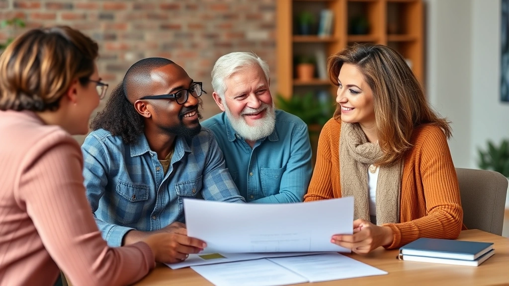 what is a 5498 tax form - 
Diverse couple meeting with financial planner to discuss IRA contributions and 