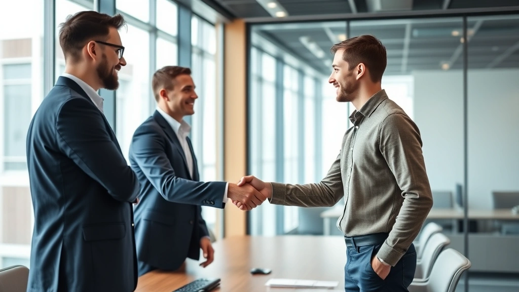 what is ca sdi tax - 
Handshake between HR professional and employee in modern corporate meeting room