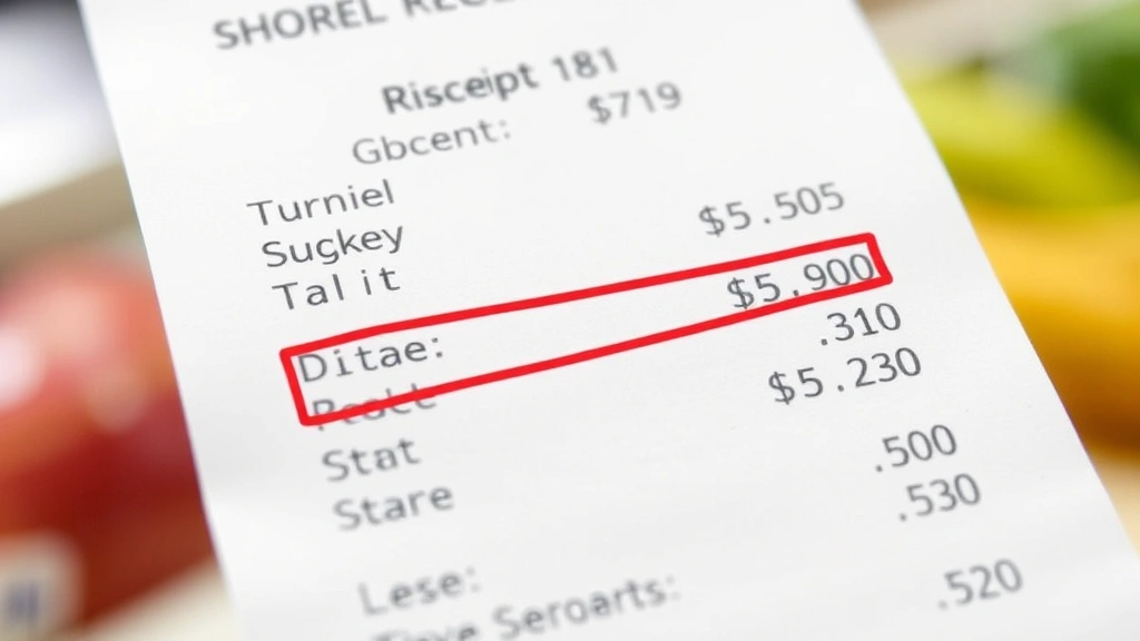 what is michigan sales tax - 
Close-up of grocery store receipt showing itemized purchases with tax calculati