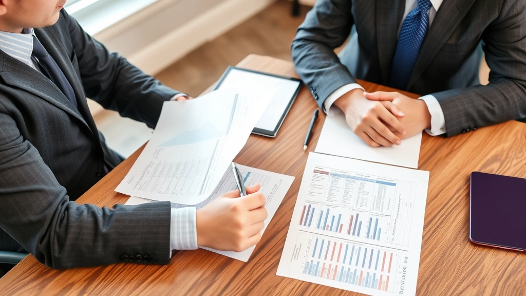 what is north carolina sales tax - 
Professional financial advisor explaining tax documents to a client across a wo