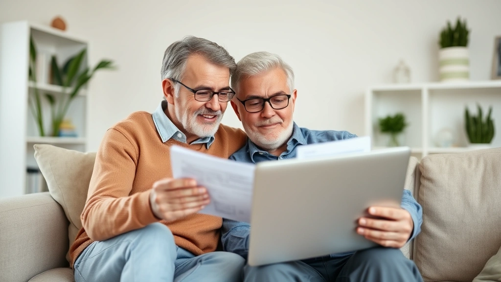 what is tax exempt interest income - 
Senior couple reviewing investment statements together at home with a laptop, r