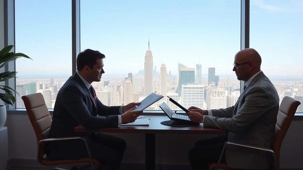 what is the sales tax in los angeles - 
Professional tax advisor explaining documents to client across desk with city s