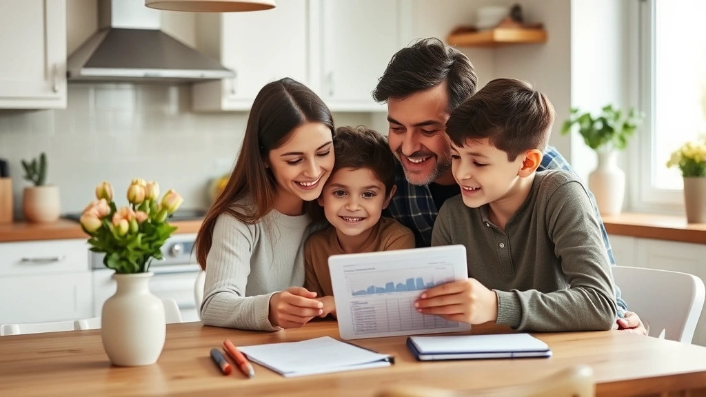 what is the sales tax in tennessee - 
Family reviewing household budget spreadsheet on tablet at kitchen table, finan