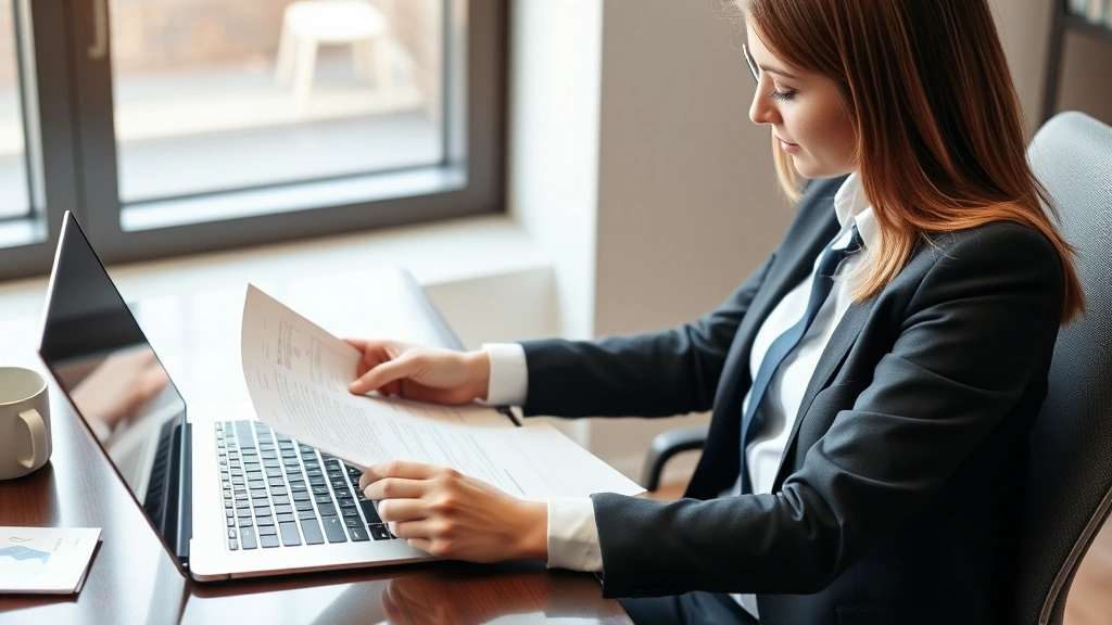 what is withholding tax everfi - 
Business professional in business casual attire sitting at desk reviewing tax d