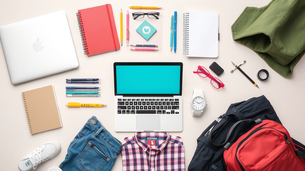 when is the tax free weekend in tn - 
Organized collection of back-to-school items including laptop, notebooks, pens,