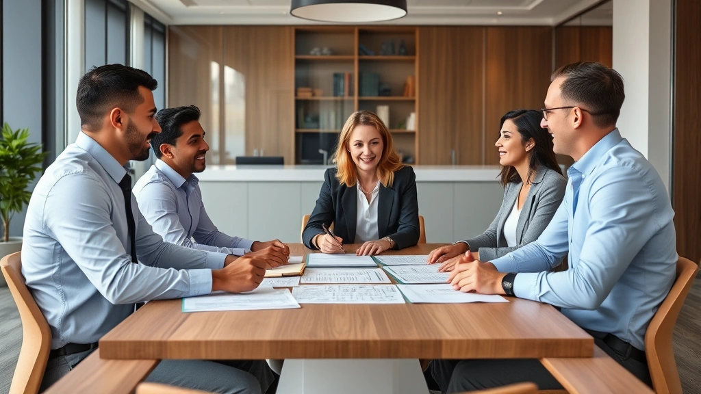 where is agi on tax return - 
Diverse professional team in modern office discussing tax strategy around confe