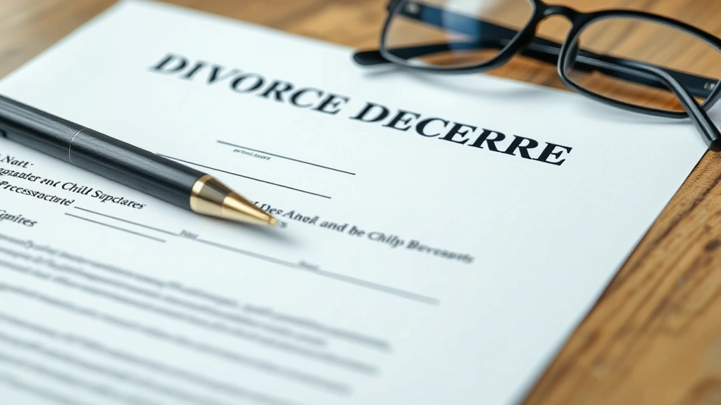 why isn't child support tax deductible - 
Close-up of divorce decree and child support order document on wooden table wit