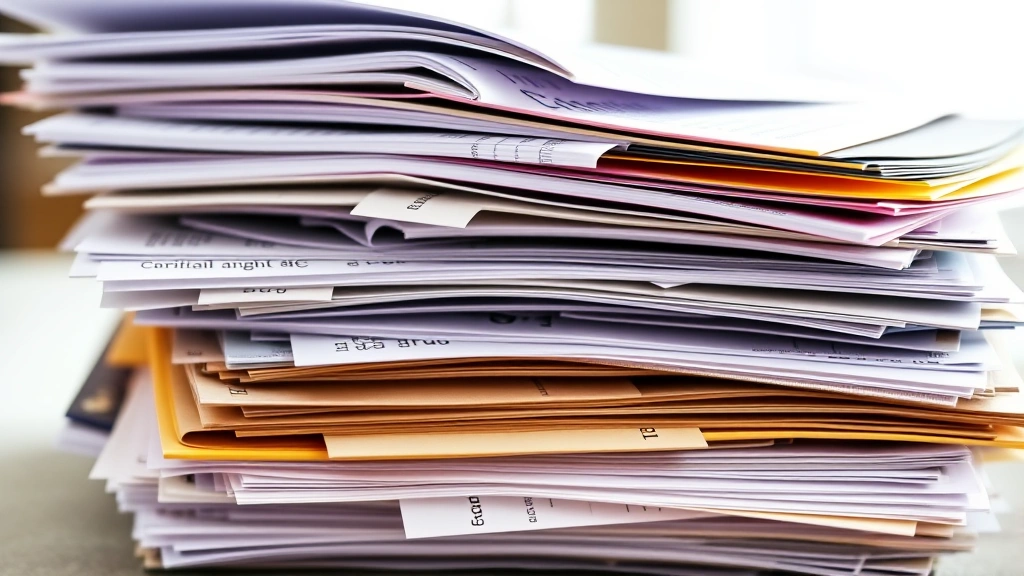 why isn't child support tax deductible - 
Stack of organized financial records, bank statements, and receipts neatly file