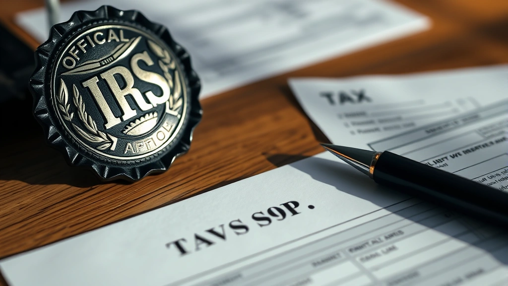 will you go to jail for not filing taxes - 
Close-up of IRS official badge and tax forms spread across wooden table, dramat