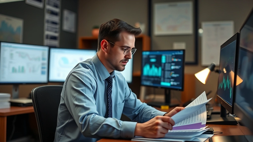 yomovies tax - 
IRS agent or auditor examining financial records and digital activity logs at o