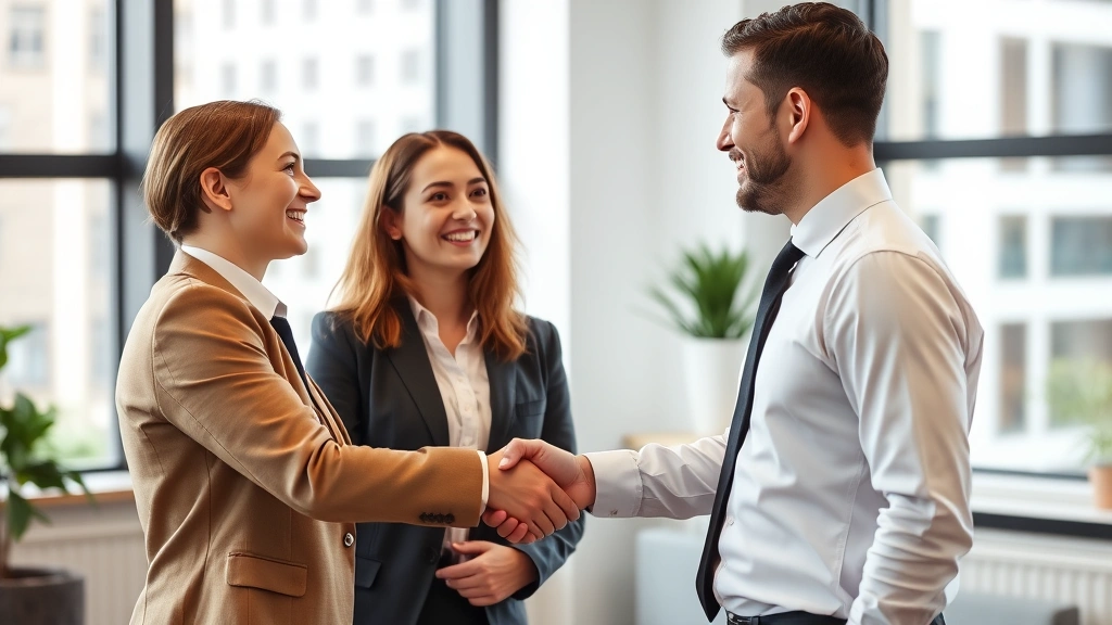 ad valorem tax on vehicles in georgia - 
Professional handshake between tax consultant and client in modern office setti