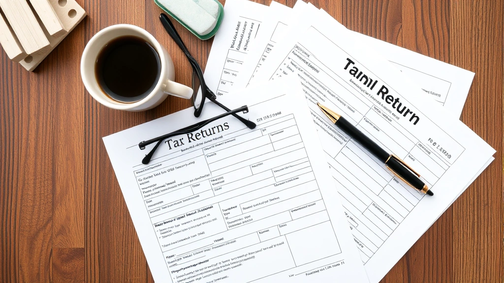 average cost for cpa to do taxes - 
Overhead view of tax return forms, pen, glasses, and coffee cup on wooden desk
