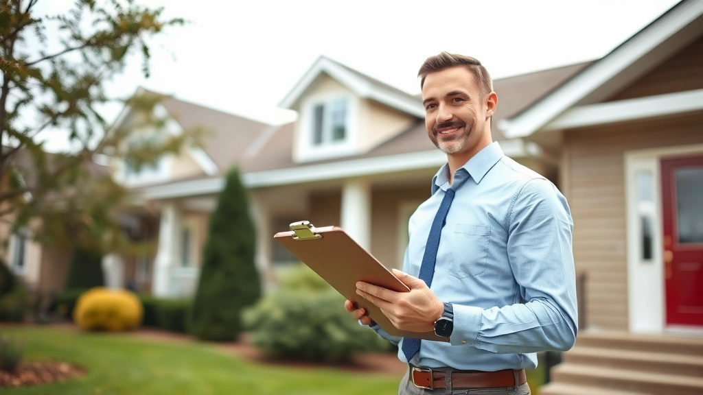 butler county real estate taxes - 
Real estate appraiser measuring home exterior with clipboard and measuring tape