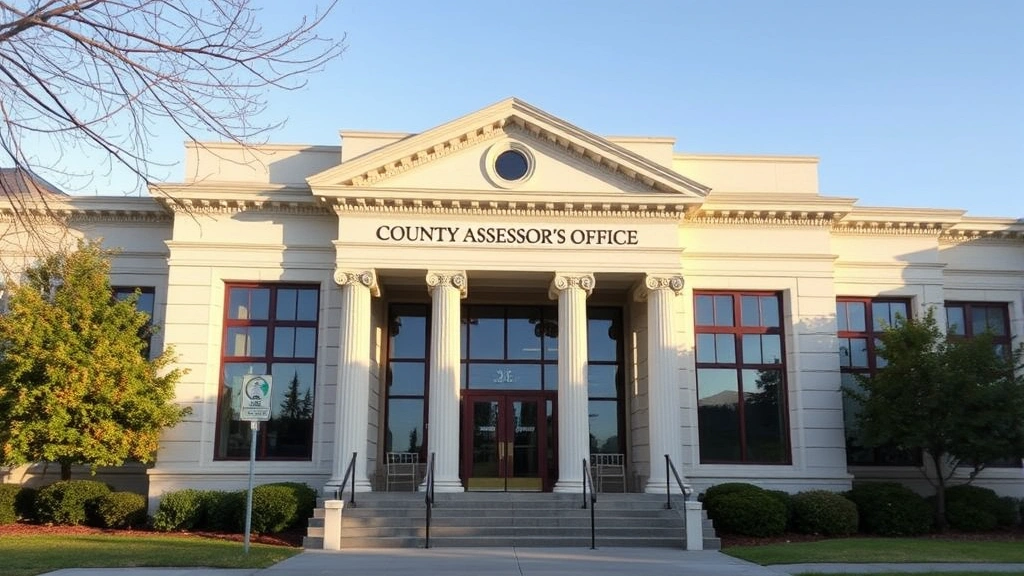 butler county real estate taxes - 
County assessor’s office building exterior, professional government build