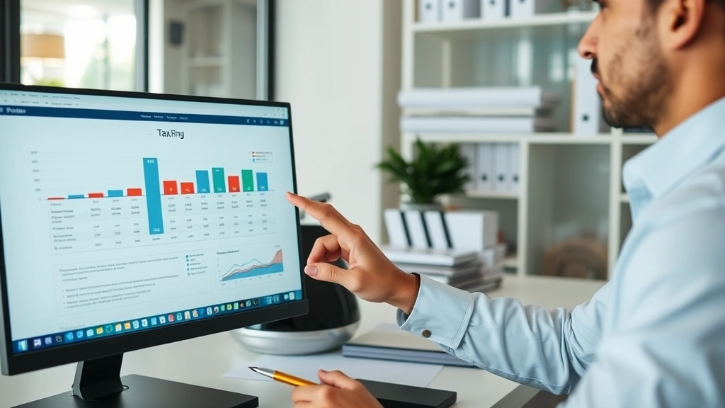ca estimated tax payments -
CPA or accountant reviewing financial statements and tax planning timeline on c