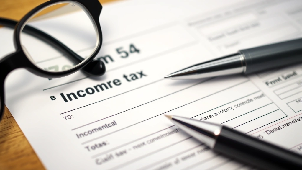 ca income tax forms - 
Close-up of completed Form 540 California income tax return with pen and readin