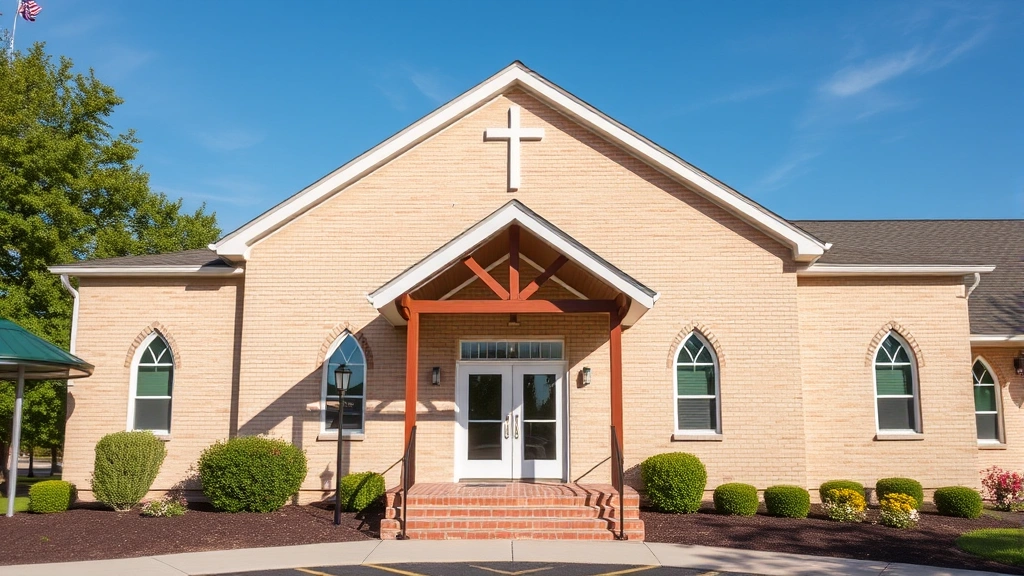calgary churches that do tax clinics - 
Community church building exterior with welcoming entrance

