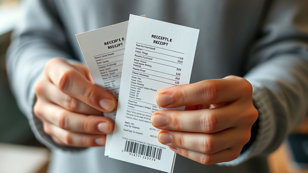 calgary churches that do tax clinics - 
Close-up of hands holding receipts
