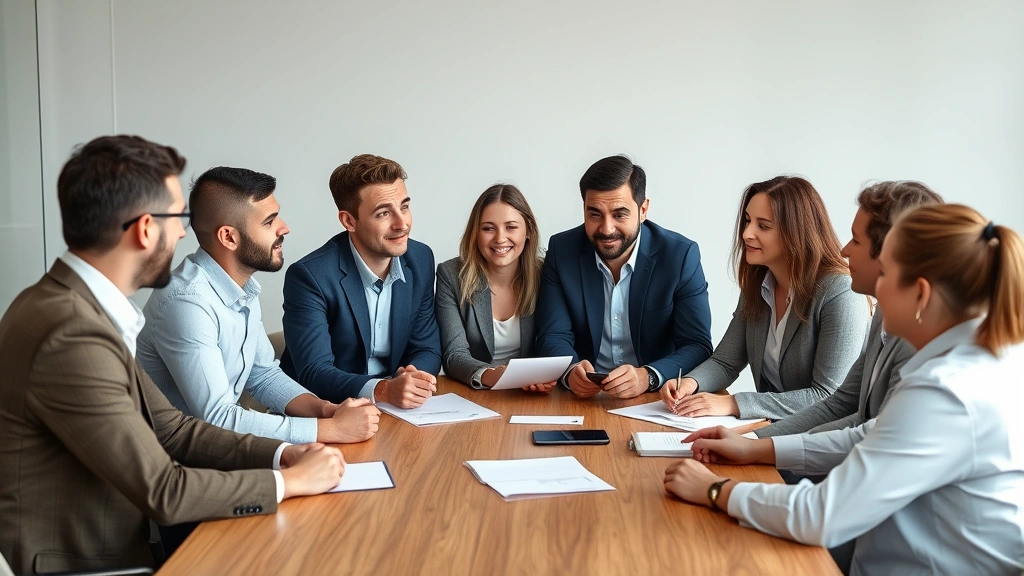 car sales tax in ct -
Diverse group of people in business casual attire discussing financial planning